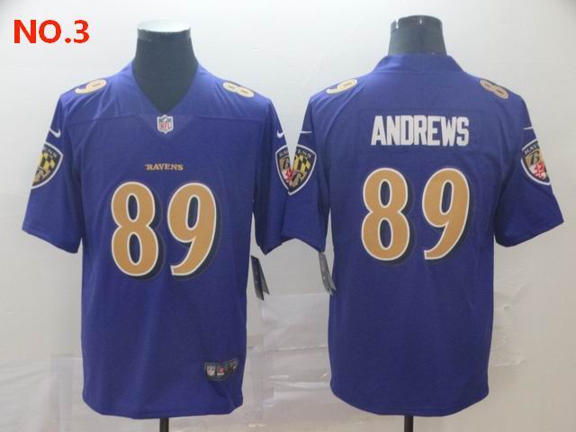 Men's Baltimore Ravens 89 Mark Andrews Jersey NO.3;